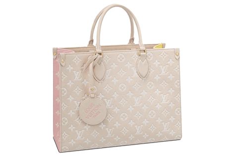 Louis Vuitton Onthego MM Rose Beige 